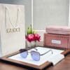 GUCCI- Premium Black Blue Sunglasses