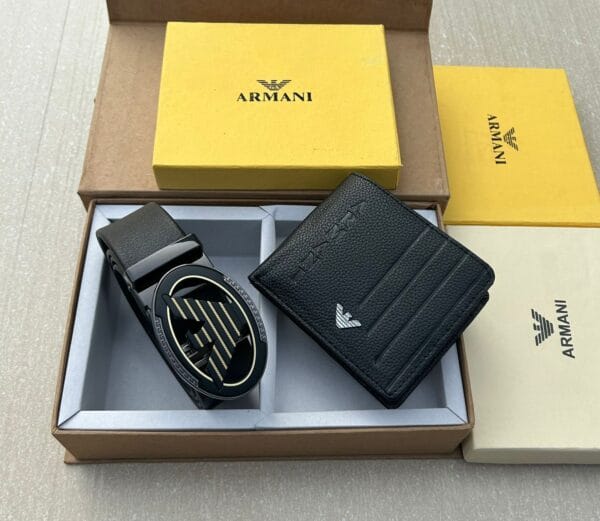Armani- Wallet and belt combo