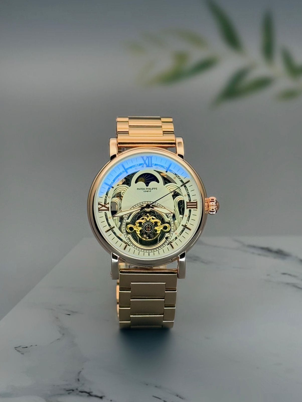 Patek Phillipe Mens Automatic Mechanical Wristwatch