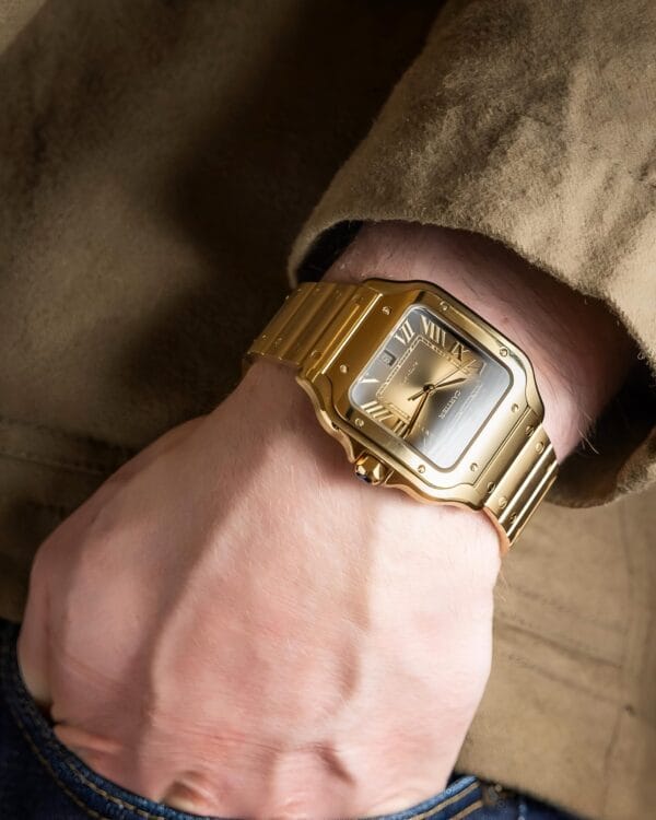 Cartier Santos Yellow Gold Automatic Machinery - Image 5
