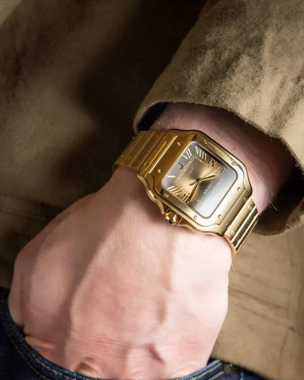 Cartier Santos Yellow Gold Automatic Machinery - Image 5