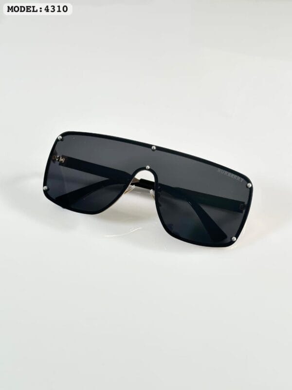 BURBERRY- Premium Gold Black Sunglasses - Image 5