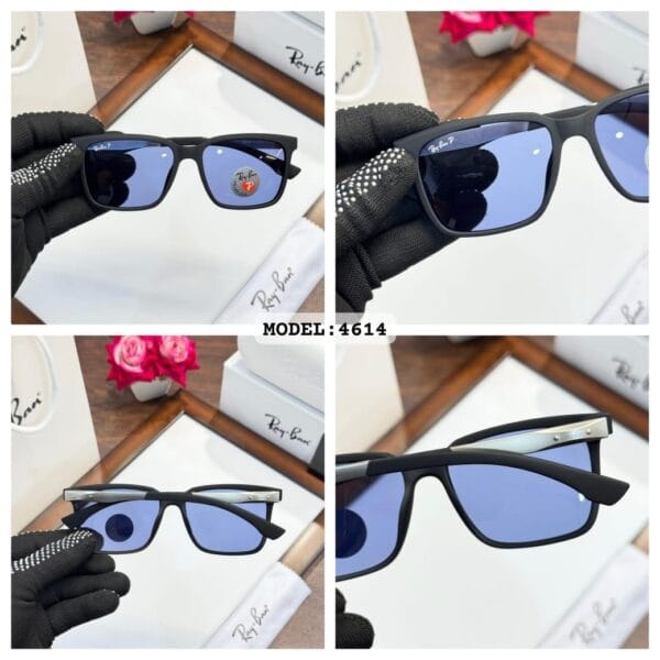 RAYBAN- Premium Black Blue Sunglasses - Image 4