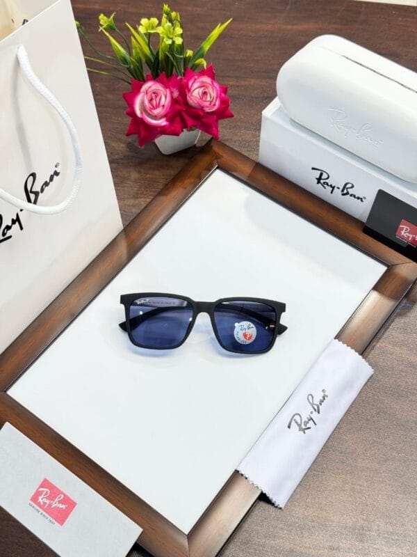 RAYBAN- Premium Black Blue Sunglasses - Image 3