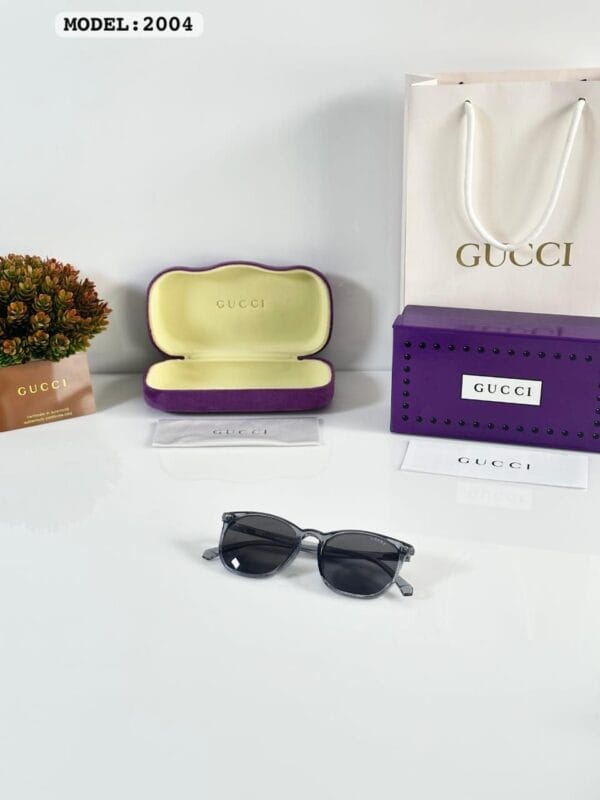GUCCI- Premium Quality Grey Sunglasses - Image 6