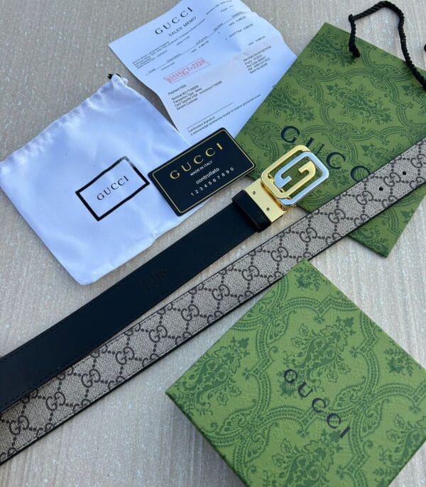 GUCCI- Unisex Premium Belt - Image 2