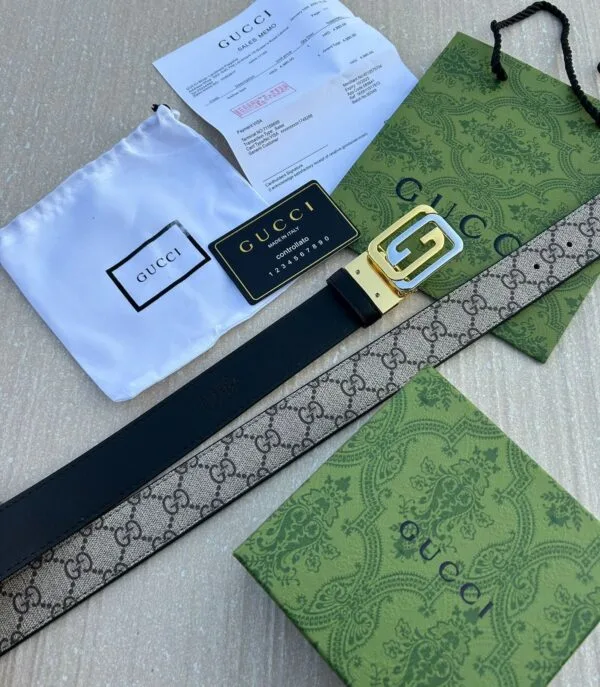 GUCCI- Unisex Premium Belt - Image 2