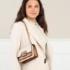 Michael Kors MK Heather Logo Premium Shoulder Bag - Image 4