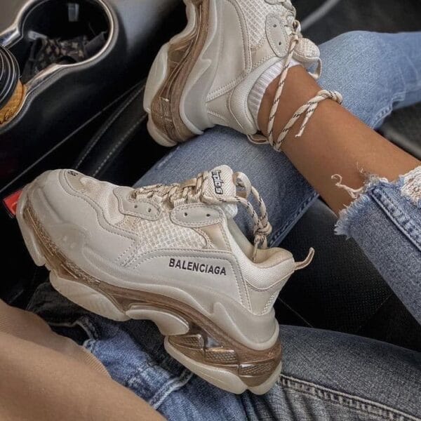 Balenciaga Triple S Clear Sole Beige - Image 5