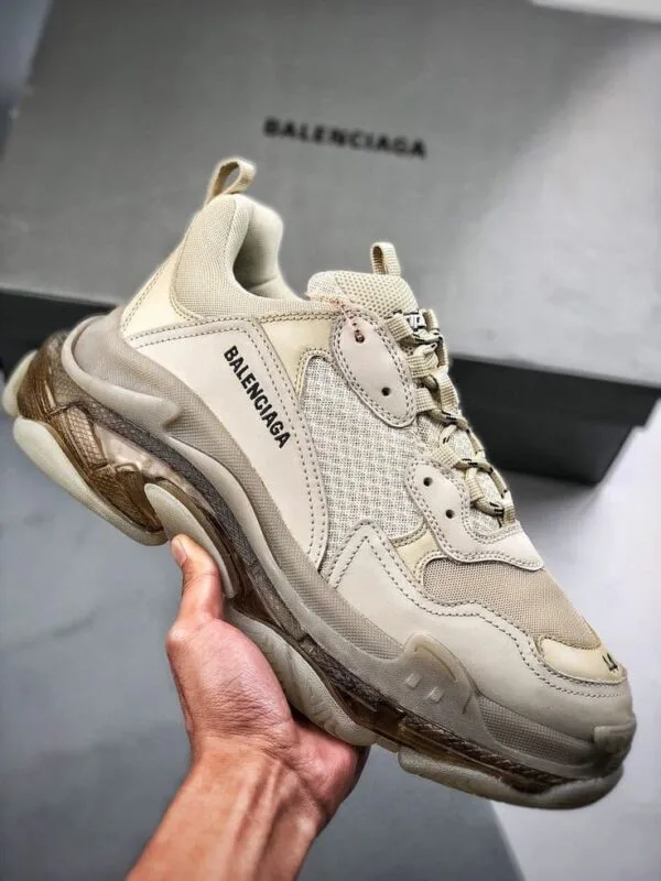 Balenciaga Triple S Clear Sole Beige - Image 2
