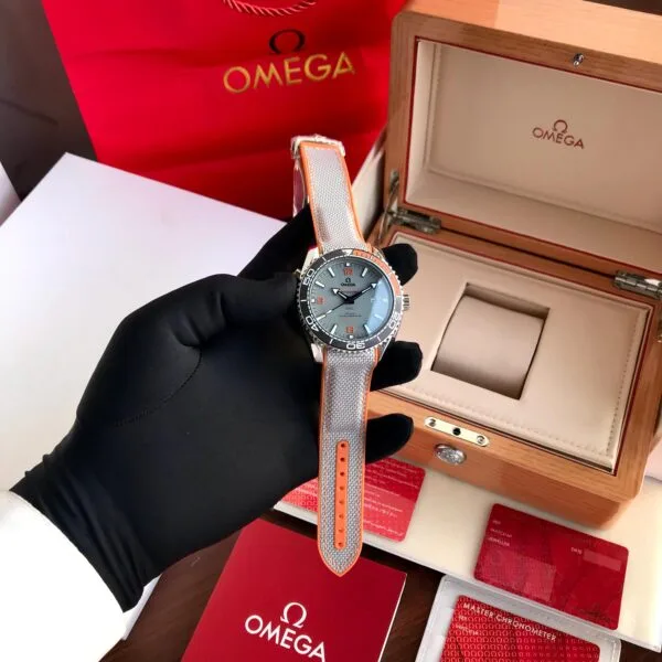 Omega Seamaster Planet Ocean Grey Dial Japanese Automatic Men's Watch - Image 5