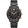 Emporio Armani AR70002 Full Black Ceramic Chronograph’s Japanese Mens Watch