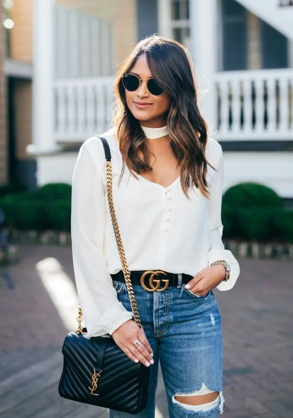 YSL Saint Laurent College Premium Envelop Bag - Image 2