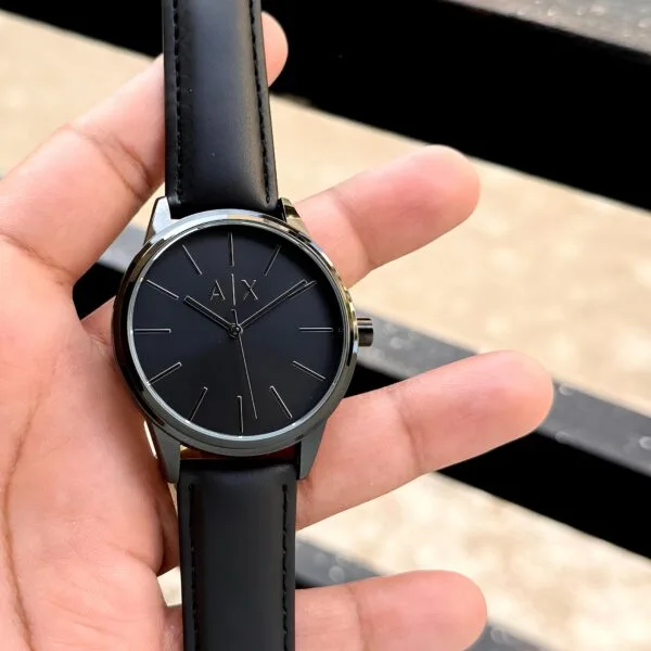 Emporio Armani Men' Black Watch - Image 3