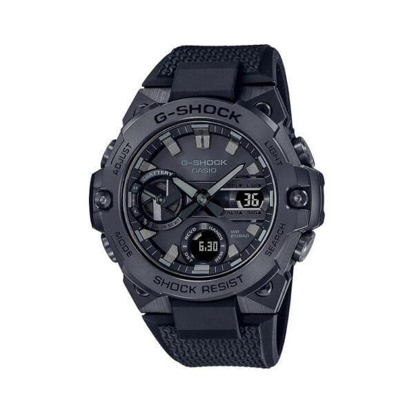 Casio G shock B-400 Round Full Black Men's Watch