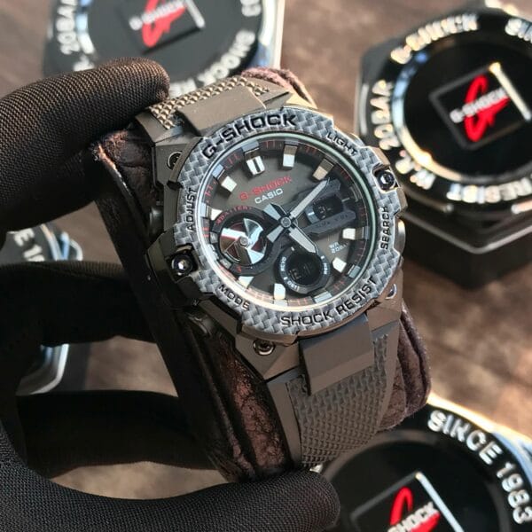 Casio G shock B-400 Round Full Black Men's Watch - Image 3