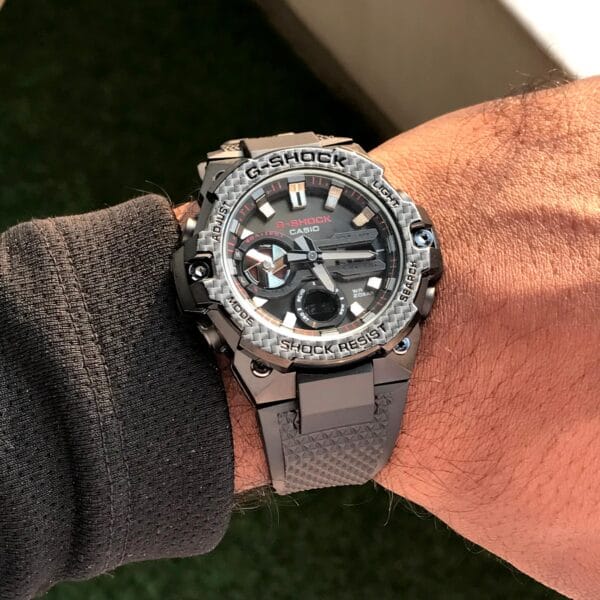 Casio G shock B-400 Round Full Black Men's Watch - Image 2