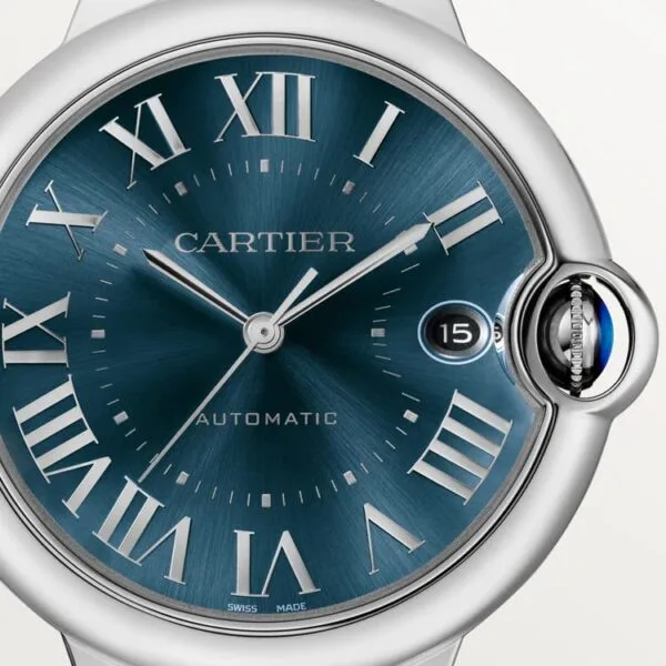 Cartier Ballon Blue De Cartier Metal Blue Automatic Men's Watch - Image 6