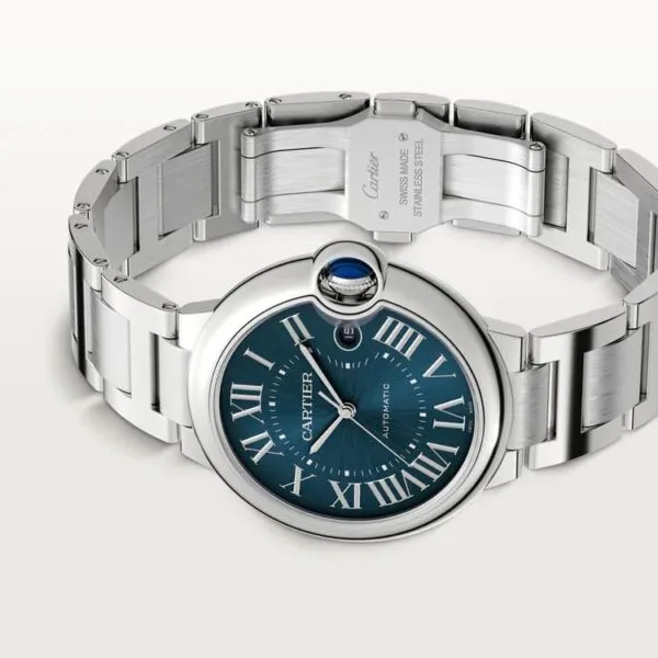 Cartier Ballon Blue De Cartier Metal Blue Automatic Men's Watch - Image 5