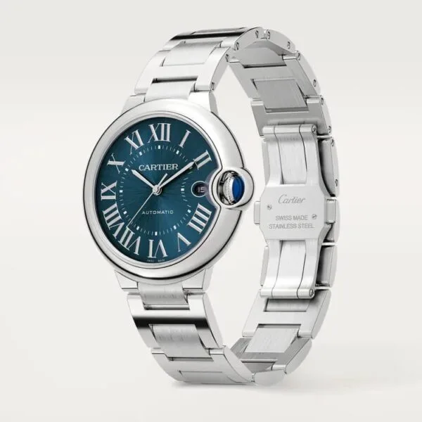 Cartier Ballon Blue De Cartier Metal Blue Automatic Men's Watch - Image 4