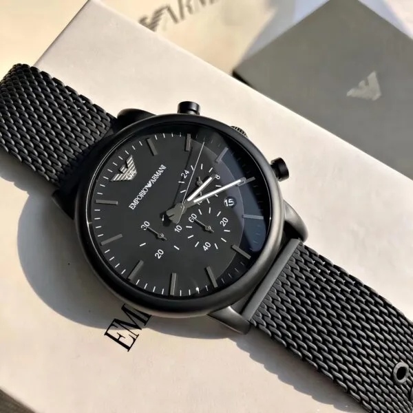 Emporio Armani Luigi AR1968, Z-Black Premium Men's Watch - Image 3