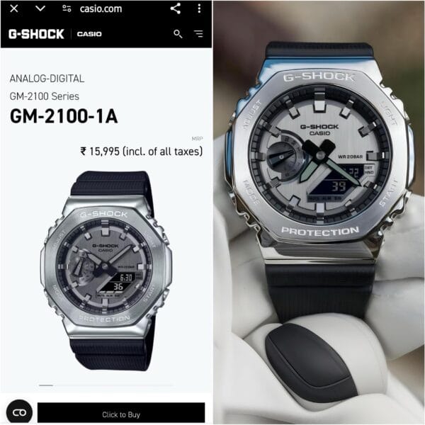 GM2100-1A G-Shock Premium Men's Watch - Image 5