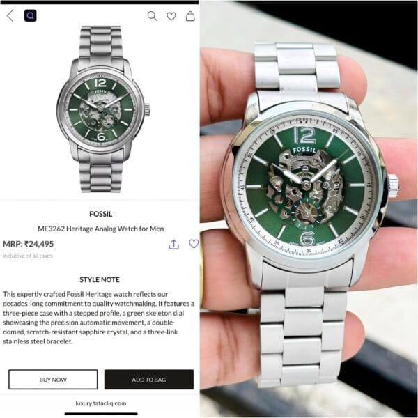 Fossil Heritage Mechanical Men’s Watch - Image 2