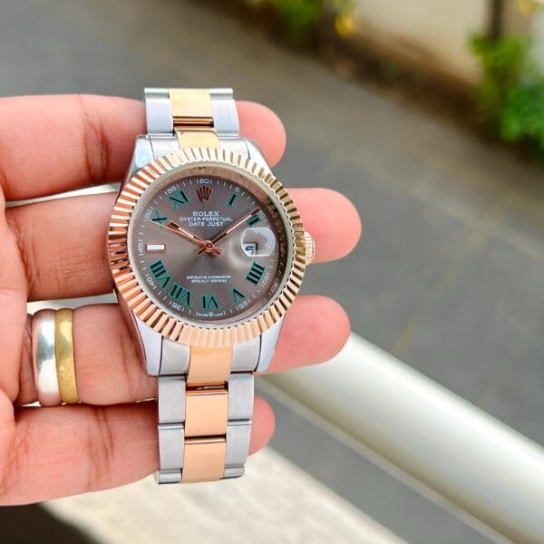 Rolex Premium DateJust Everose Men's watch - Image 2