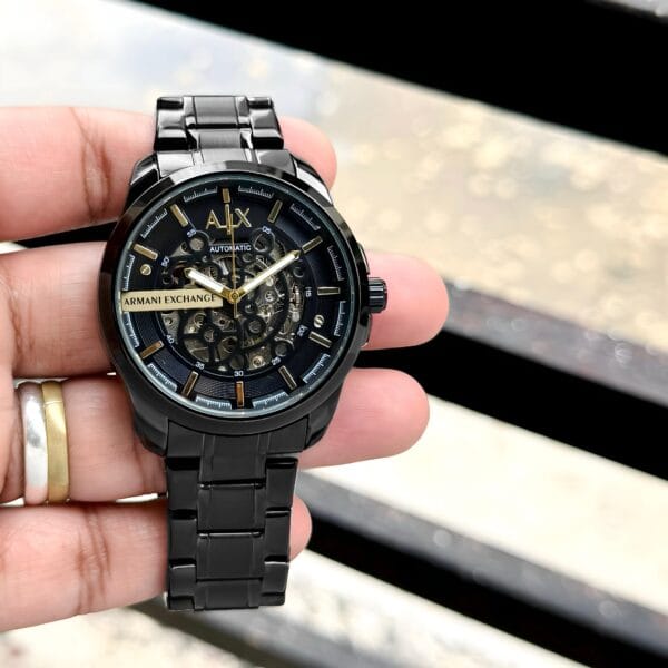 Armani Exchange Z-Black Open Heart Automatic Men's watch - Image 2