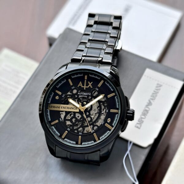 Armani Exchange Z-Black Open Heart Automatic Men's watch