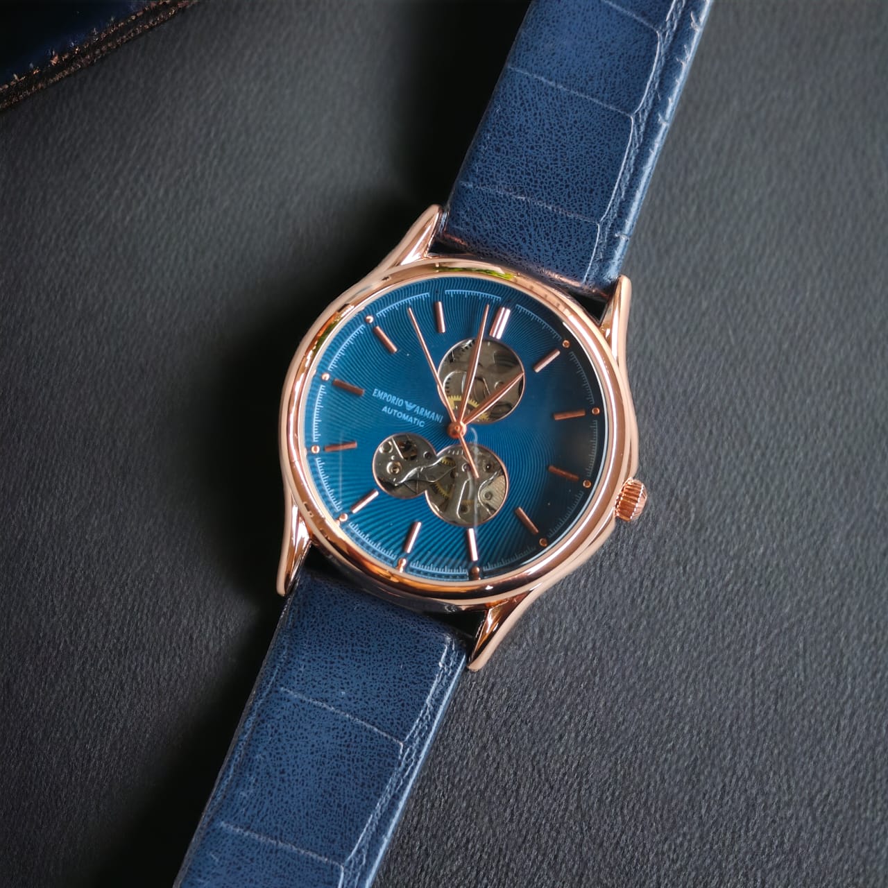Emporio Arman_i Station Blue Copper Automatic