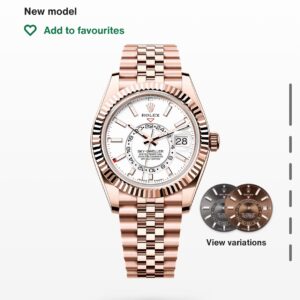 Role_x Oyster perpetual Sky Dweller