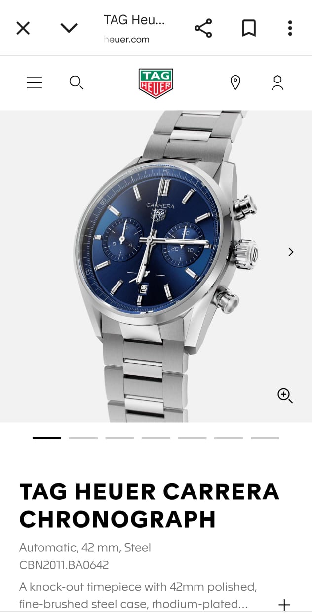 Tag_heuer Carrera 02 Chronograph