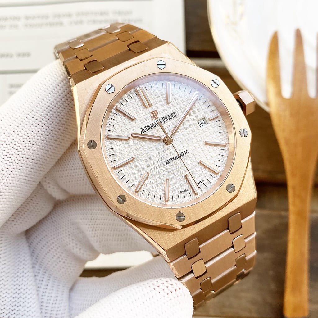 Audemars_piguet royal Oak Quartz Copper-White