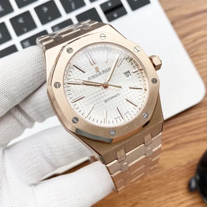 Audemars_piguet royal Oak Quartz Copper-White