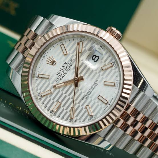 Role_x Oyster perpetual Date Just Automatic White