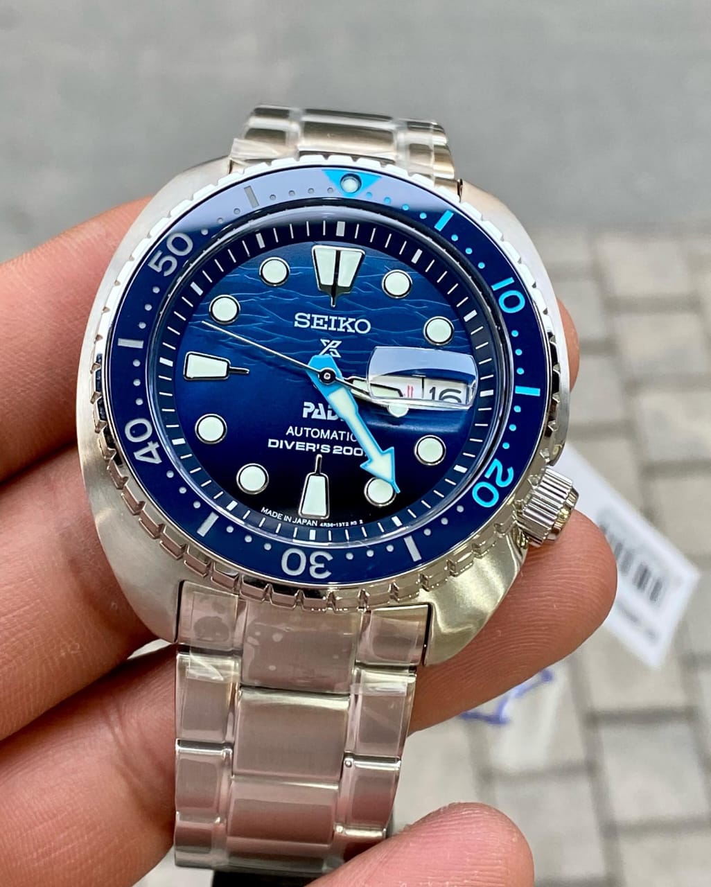 Seiko Padi Srp789 Turtle Pepsi Semi-ETA