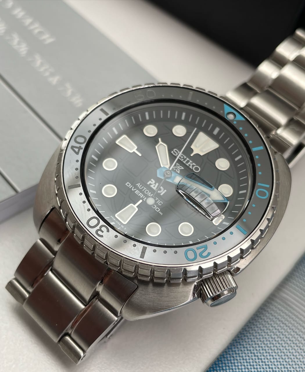 Seiko Padi Srp789 Turtle Pepsi Semi-ETA