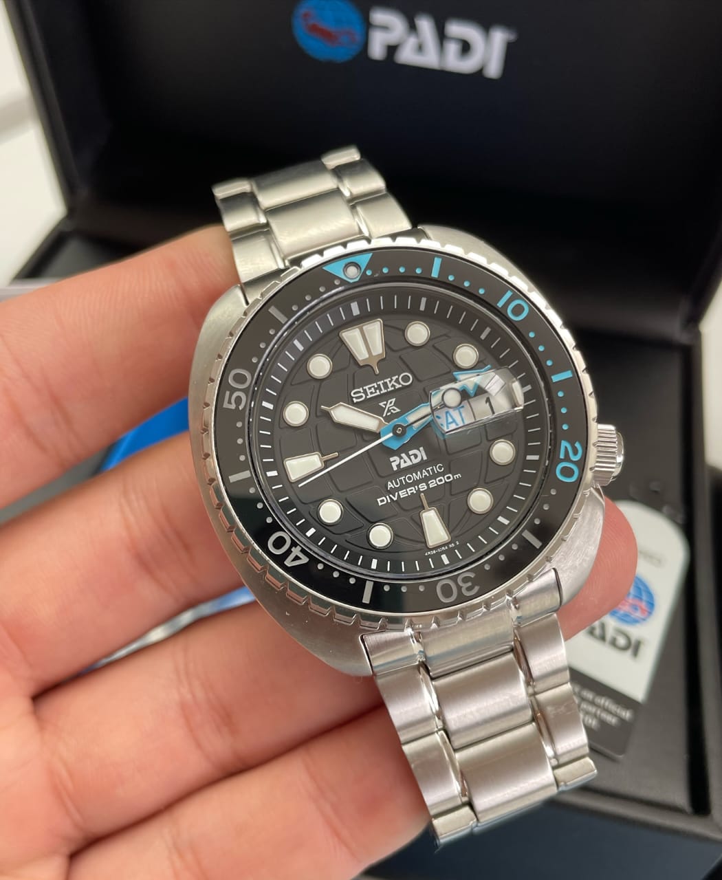Seiko Padi Srp789 Turtle Pepsi Semi-ETA