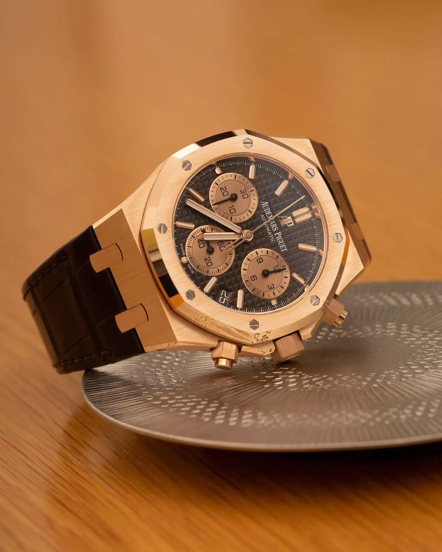 Audemars pigeu_t royal oak chronograph Brown