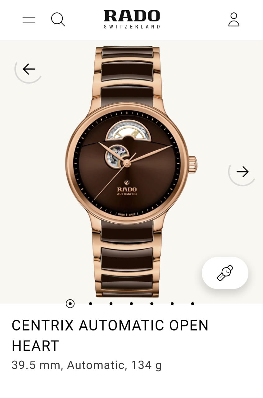 Rad_o Centrix Automatic Open Heart Japan Brown