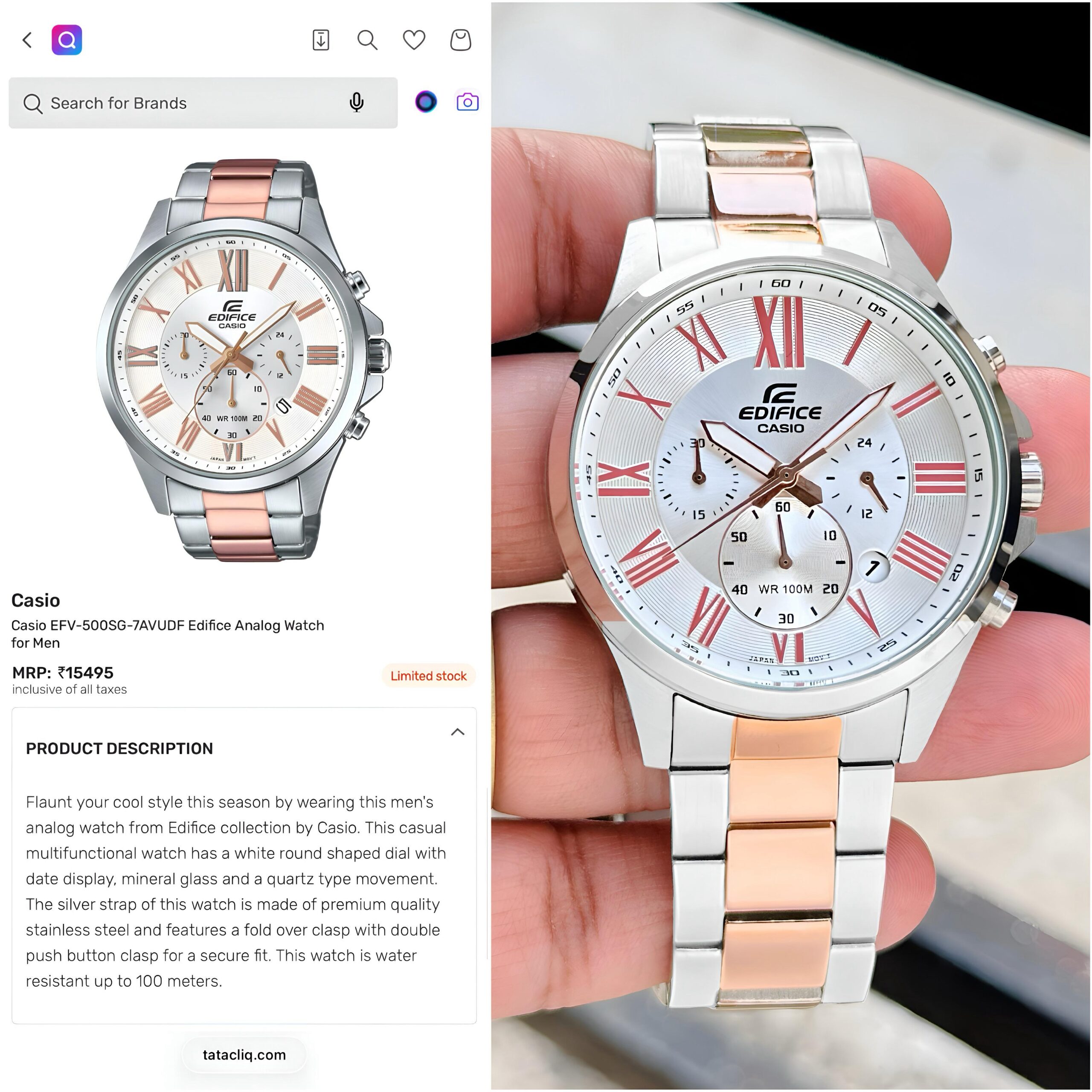 Casio Edifice Chronograph JAPAN
