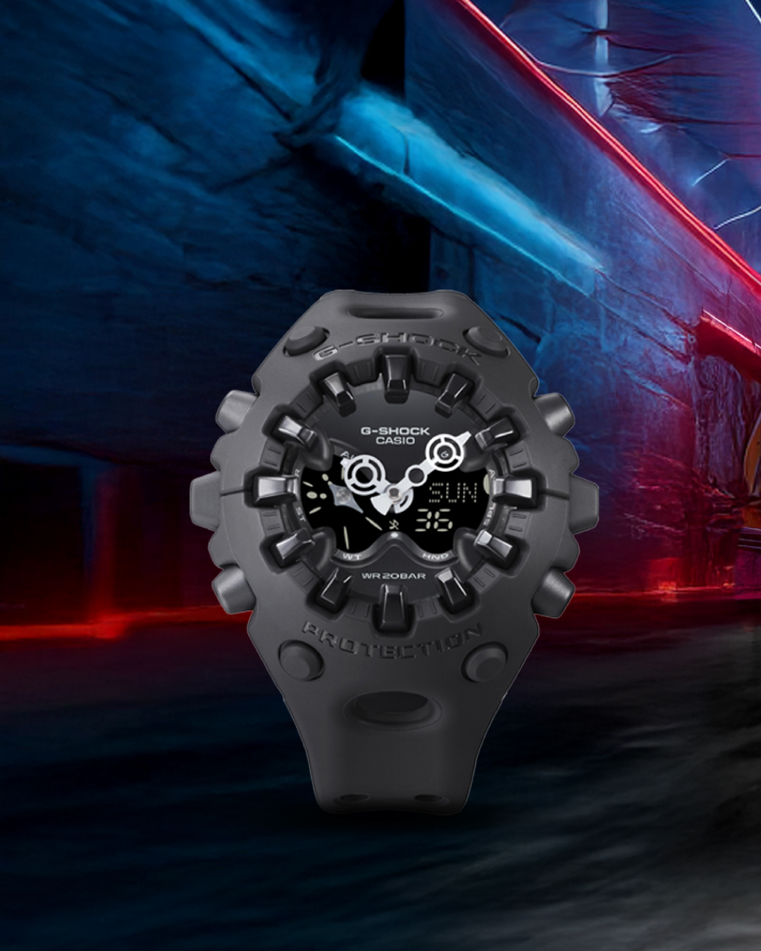 Casio G shock Ga-V01-1A Black