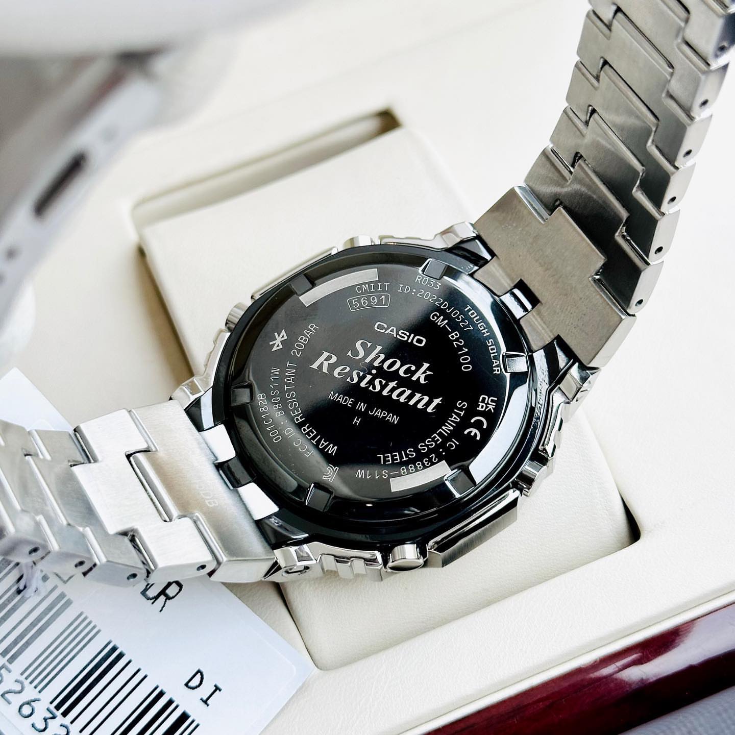 Casio G Shock Gmb2100 Japan silve back