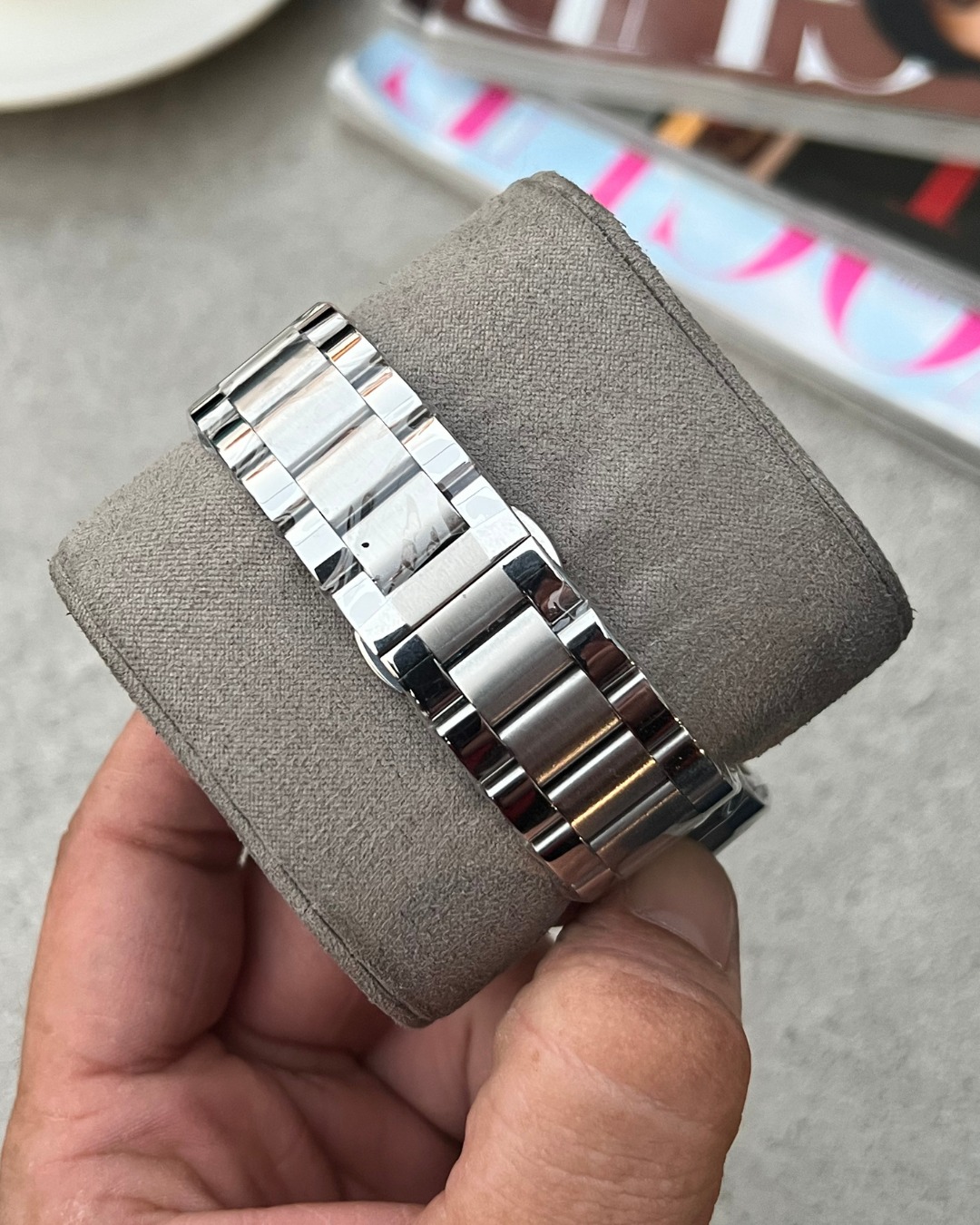 Fossi_l Heritage Automatic Silver Blue