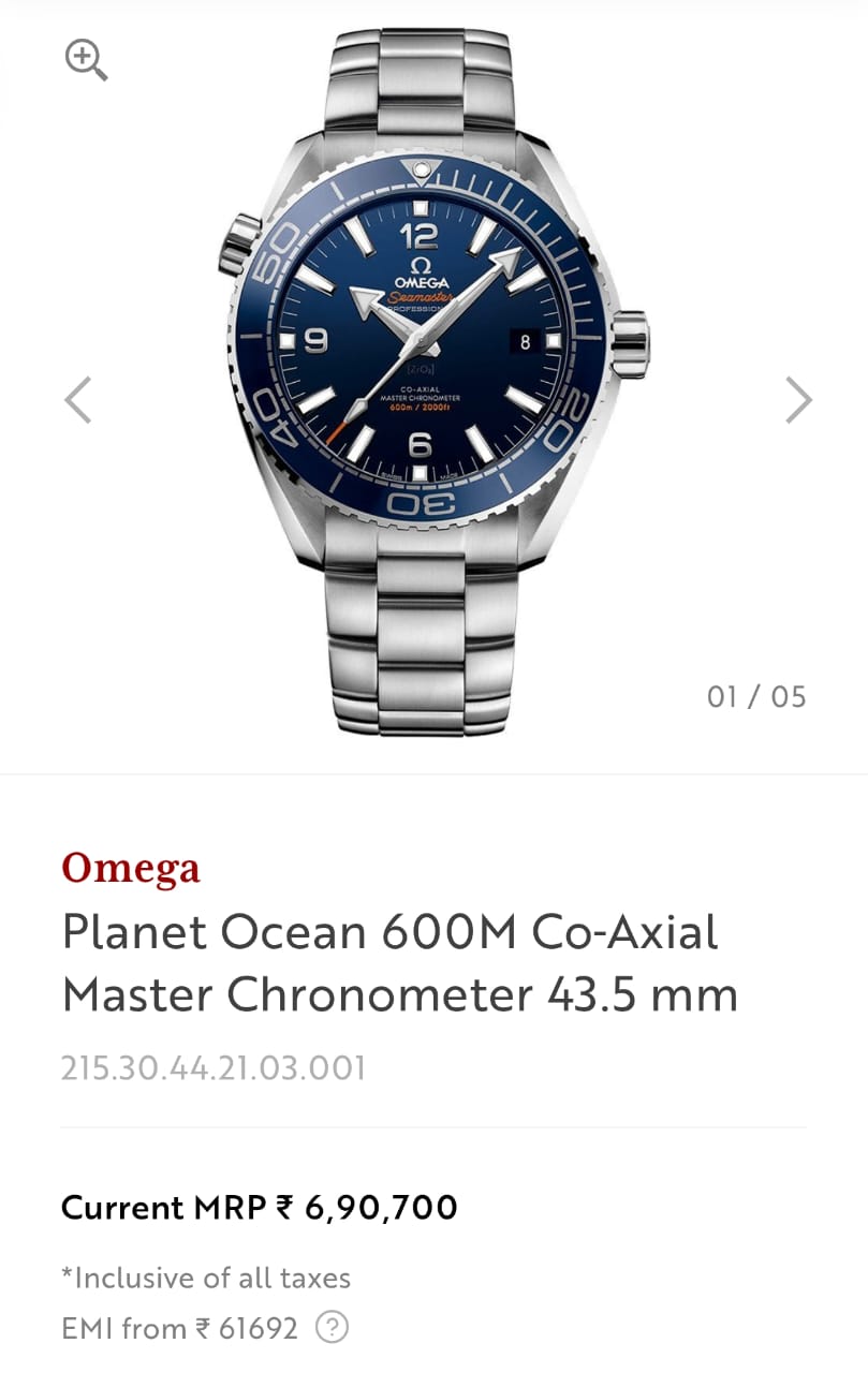 Omeg_a Seamaster Planet Ocean 600M Automatic