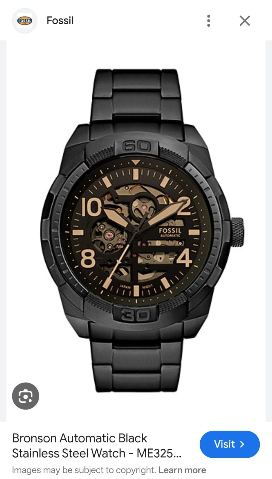 Fossi_l Bronson ME3256 Automatic Black