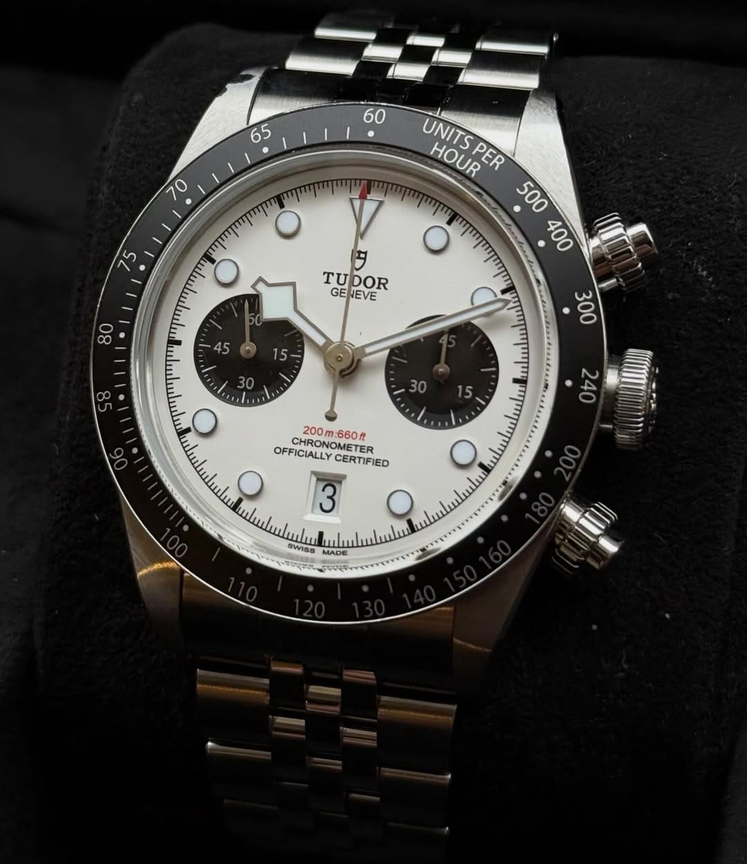 Tudo_r Black Bay Chrono White