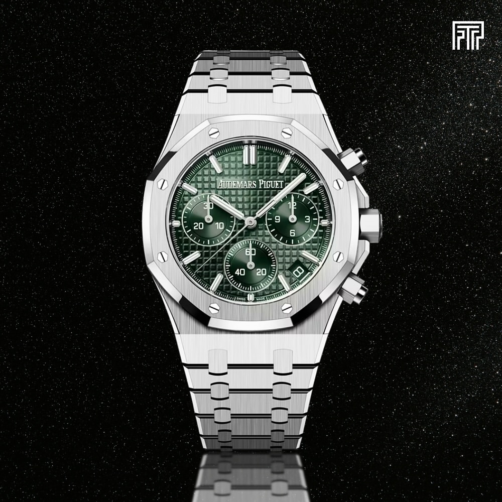 Audemars Pgeu_t Royal Oak Chronograph Green