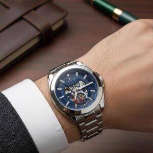 Tomm_y Hilfiger automatic skeleton Blue